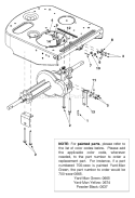 Page F Diagram and Parts List for 13A-325-402 2001 Yard Man Lawn Tractor